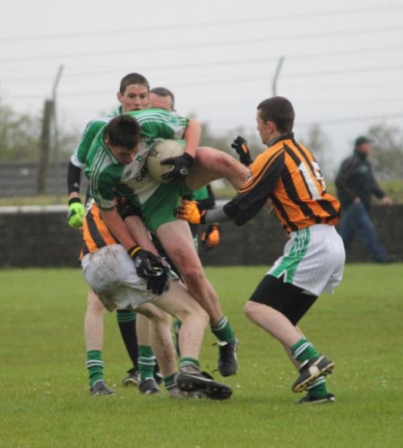 Action from the under 16 final in Dunkineely.