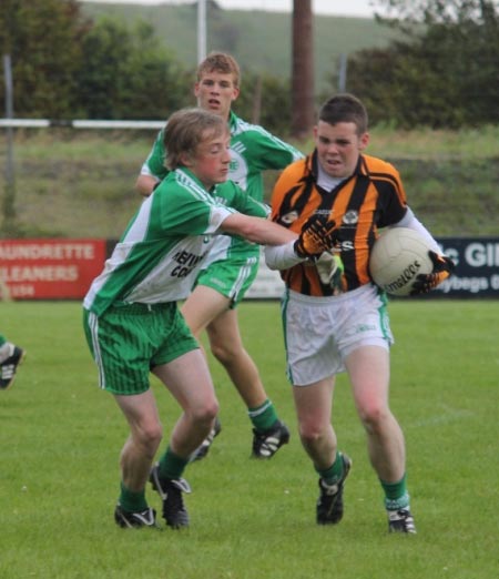 Action from the under 16 final in Dunkineely.