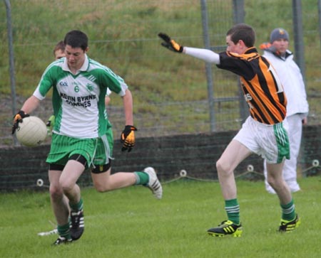 Action from the under 16 final in Dunkineely.