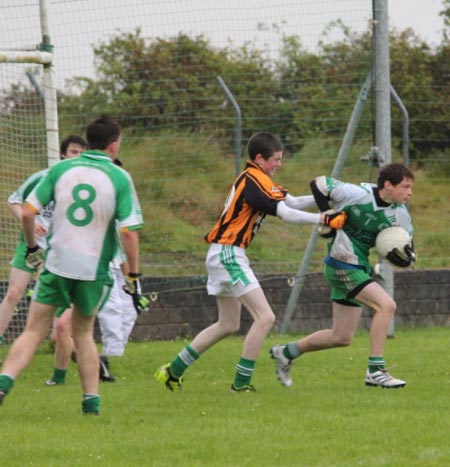 Action from the under 16 final in Dunkineely.