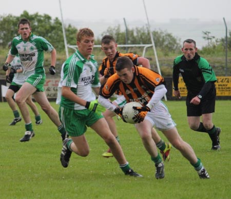 Action from the under 16 final in Dunkineely.
