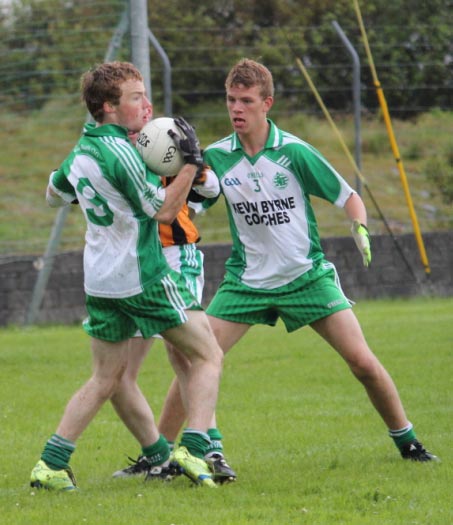 Action from the under 16 final in Dunkineely.