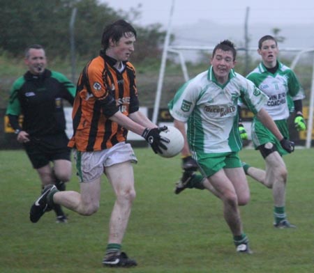 Action from the under 16 final in Dunkineely.