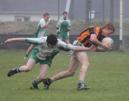 Action from the under 16 final in Dunkineely.