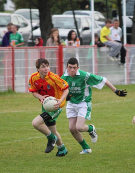 Action from the under 16 final in Dungloe.