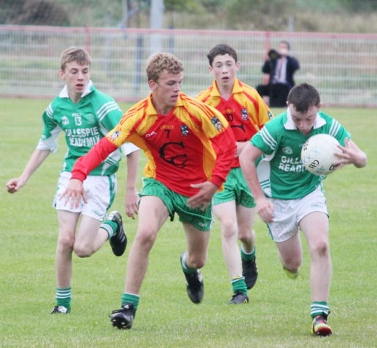 Action from the under 16 final in Dungloe.