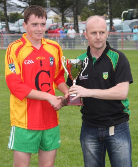 Action from the under 16 final in Dungloe.