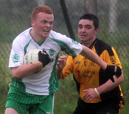 Action from the under 21 championship match against Bundoran.