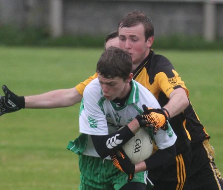 Action from the under 21 championship match against Bundoran.