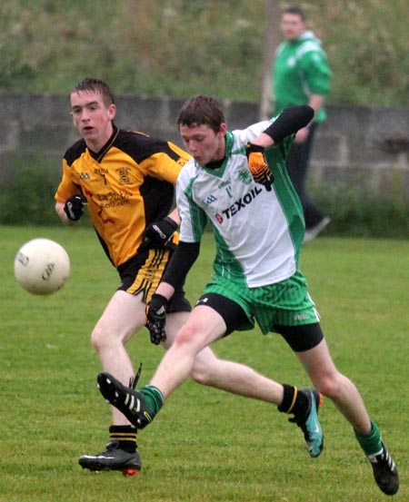 Action from the under 21 championship match against Bundoran.