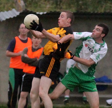 Action from the under 21 championship match against Bundoran.