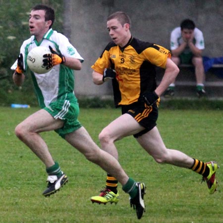 Action from the under 21 championship match against Bundoran.