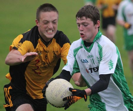 Action from the under 21 championship match against Bundoran.