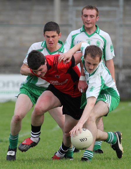 Action from the challenge match against Saint Mary's.