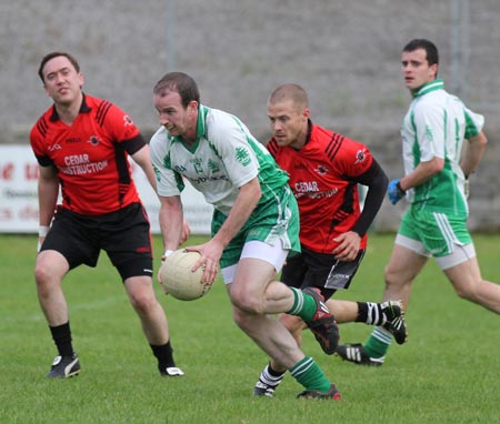 Action from the challenge match against Saint Mary's.