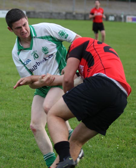 Action from the challenge match against Saint Mary's.