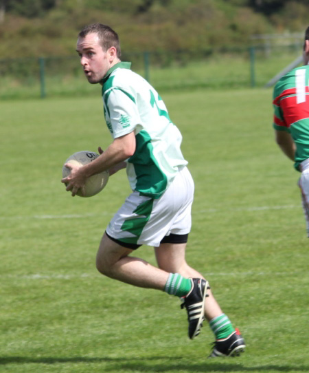 Action from the division 3 reserve league match against Carndonagh.