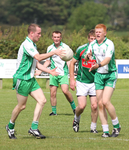 Action from the division 3 league match against Carndonagh.