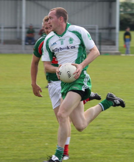 Action from the division 3 league match against Carndonagh.