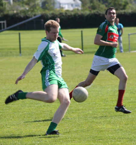 Action from the division 3 league match against Carndonagh.