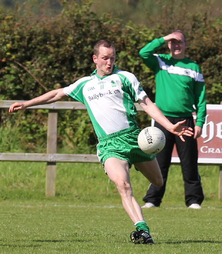 Action from the division 3 league match against Carndonagh.