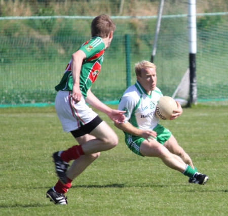 Action from the division 3 league match against Carndonagh.