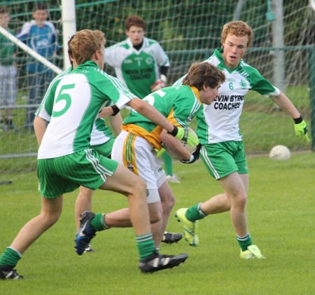 Action from the under 16 county championship semi-final against Buncrana.