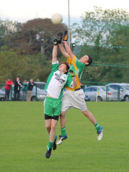 Action from the under 16 county championship semi-final against Buncrana.