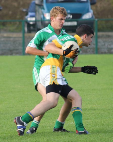 Action from the under 16 county championship semi-final against Buncrana.