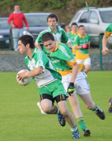 Action from the under 16 county championship semi-final against Buncrana.