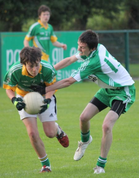 Action from the under 16 county championship semi-final against Buncrana.