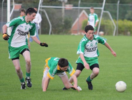 Action from the under 16 county championship semi-final against Buncrana.