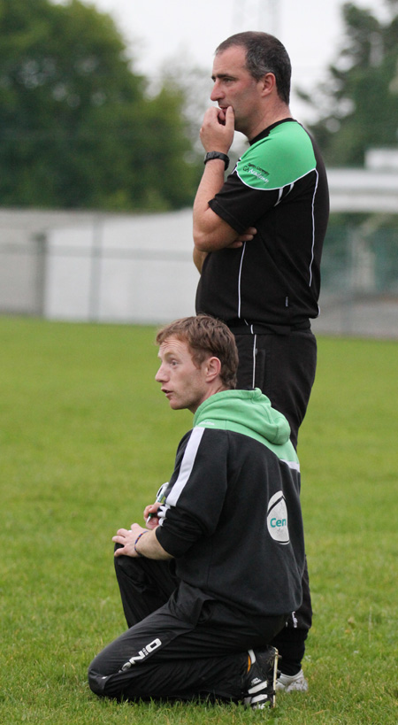 Action from the under 16 hurling league game between Aodh Ruadh and MacCumhaill's.