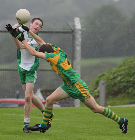 Action from the under 18 regional league final against Ardara.