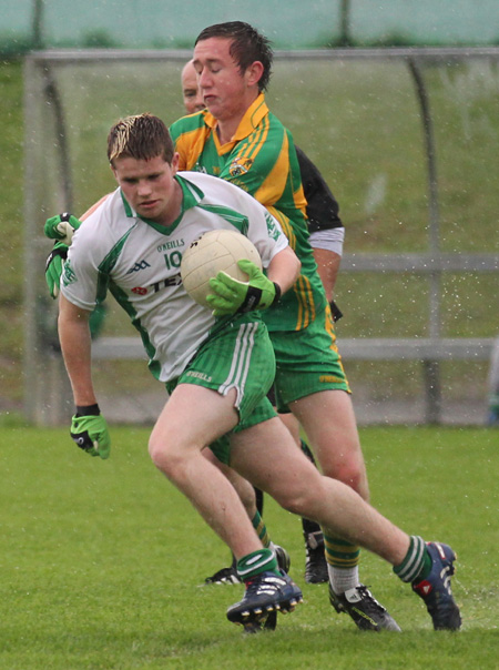 Action from the under 18 regional league final against Ardara.