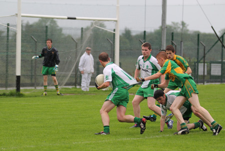 Action from the under 18 regional league final against Ardara.