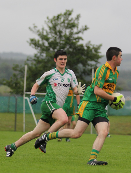 Action from the under 18 regional league final against Ardara.