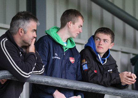 Action from the under 18 regional league final against Ardara.