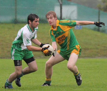 Action from the under 18 regional league final against Ardara.