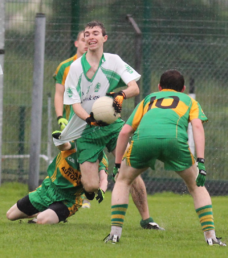 Action from the under 18 regional league final against Ardara.