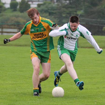 Action from the under 18 regional league final against Ardara.