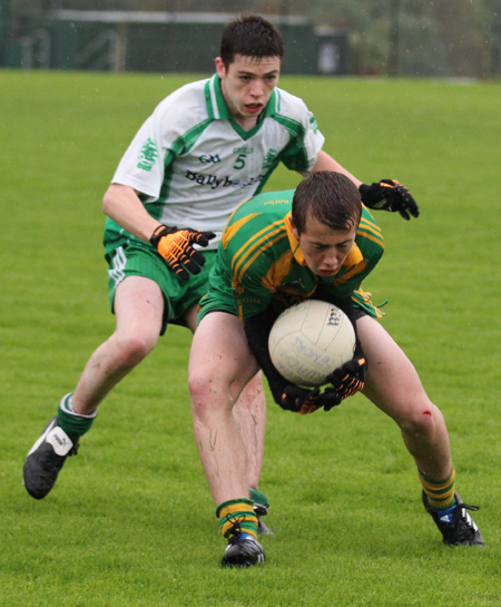 Action from the under 18 regional league final against Ardara.