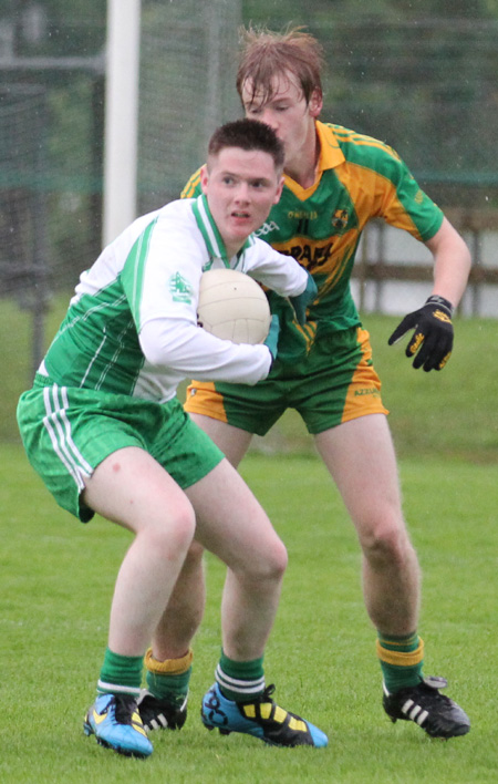 Action from the under 18 regional league final against Ardara.