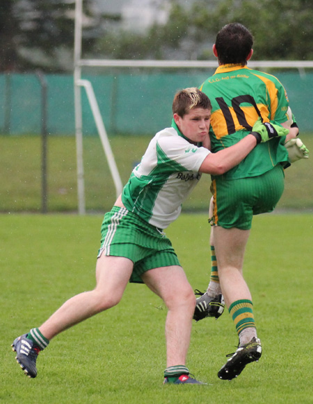 Action from the under 18 regional league final against Ardara.