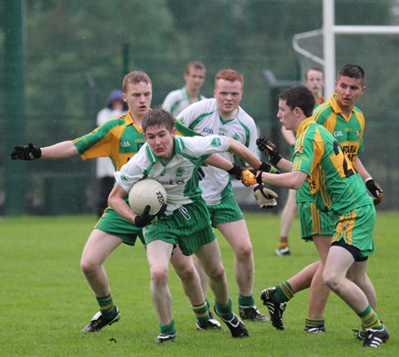 Action from the under 18 regional league final against Ardara.