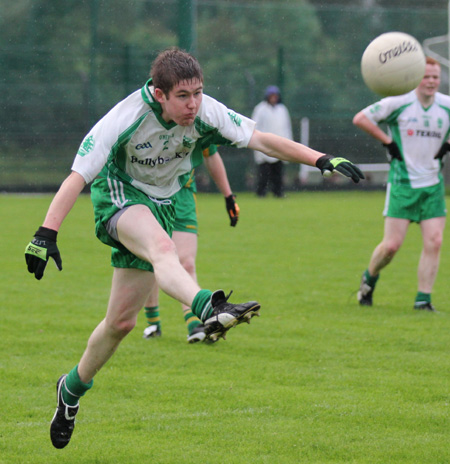 Action from the under 18 regional league final against Ardara.