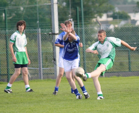 Action from the under 14 regional league final against Naomh Conaill.