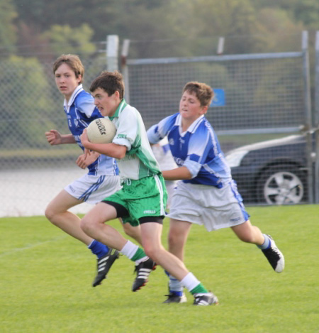 Action from the under 14 regional league final against Naomh Conaill.