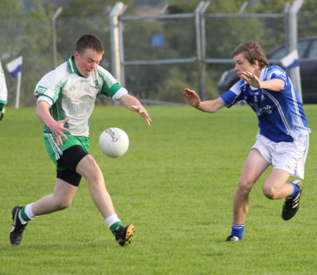 Action from the under 14 regional league final against Naomh Conaill.