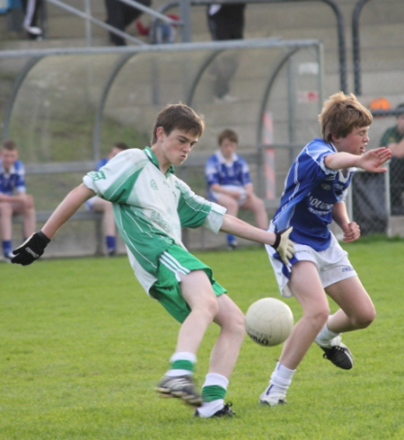 Action from the under 14 regional league final against Naomh Conaill.